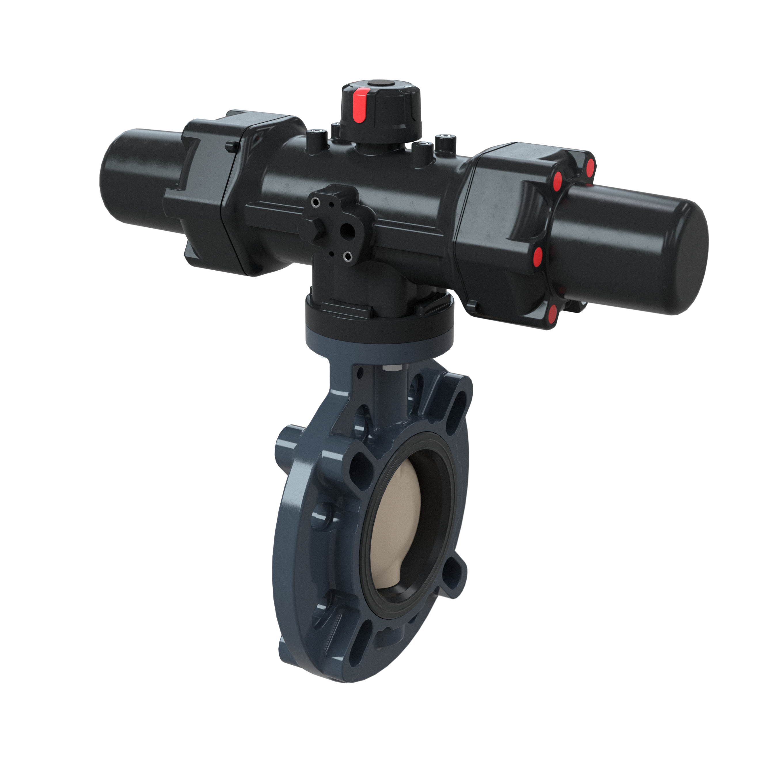 バタフライバルブ57型 エア式AR型（40mm~200mm）