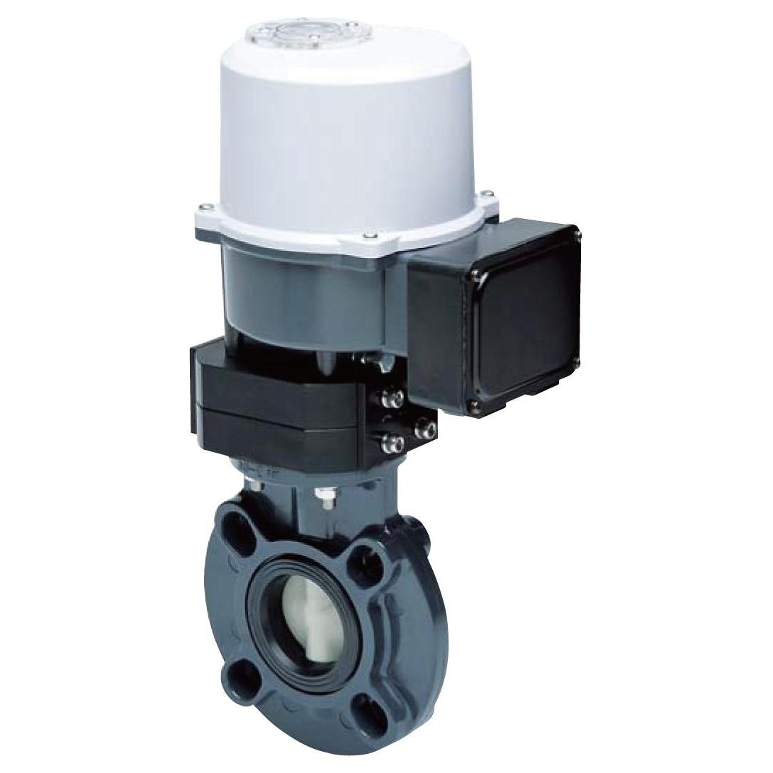 緊急遮断弁(開放弁) 電動式E型 バタフライバルブ(57型)(40~250mm)